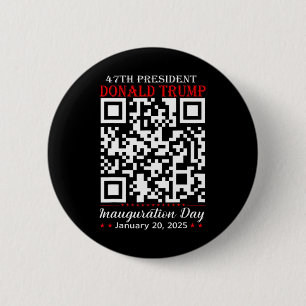 Funny Qr President Trump Dance Code Inauguration D Button
