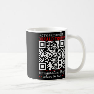 Funny Qr President Trump Dance Code Inauguration D Coffee Mug