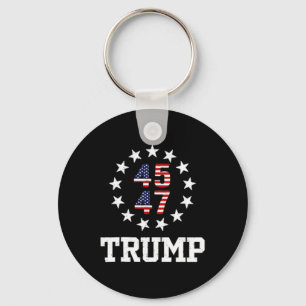 Funny Qr President Trump Dance Code Inauguration D Keychain