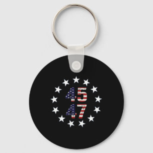 Funny Qr President Trump Dance Code Keychain