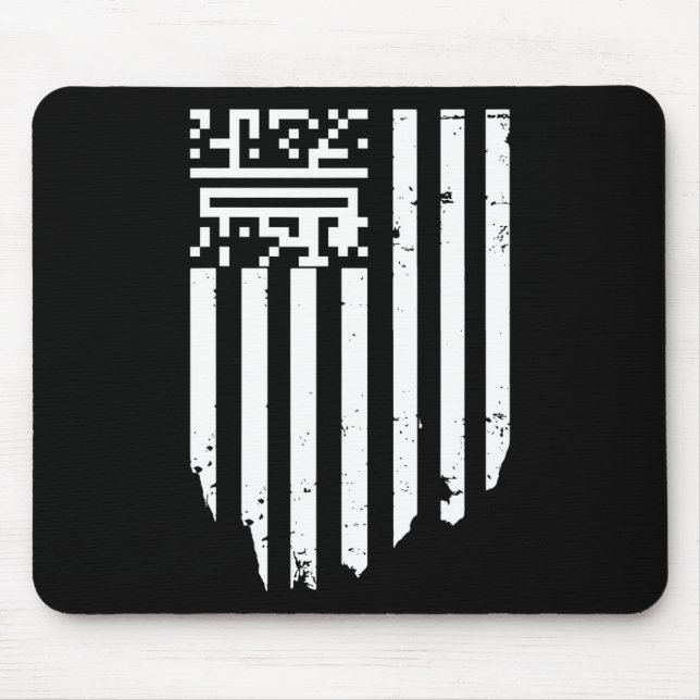 Funny Qr President Trump Dance Code  Mouse Pad (Front)