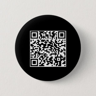 Funny Qr President Trump Dance Code (on Back) Button
