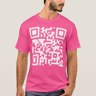 Funny Qr President Trump Dance Code (On Back) T-Shirt