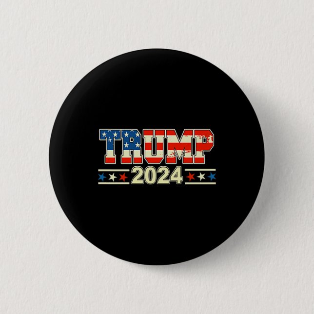 Funny Qr President Trump Dance Code (on Byck) 2  Button (Front)