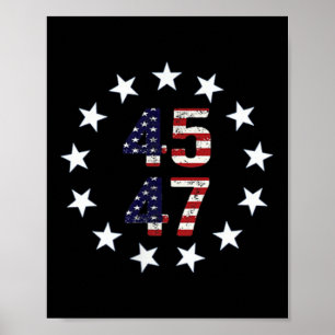 Funny Qr President Trump Dance Code Poster