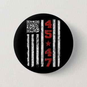 Funny Qr President Trump Dance Code Trump 4547 (on Button
