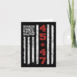 Funny Qr President Trump Dance Code Trump 4547 (on Card