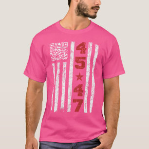 Funny Qr President Trump Dance Code Trump 4547 (On T-Shirt