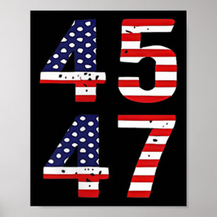 Funny Qr President Trump Dance Code Trump 45_47  Poster