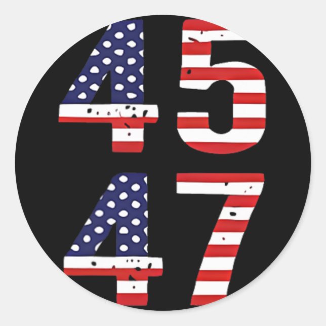 Funny Qr President Trump Dance Scan Me Code (on Ba Classic Round Sticker (Front)