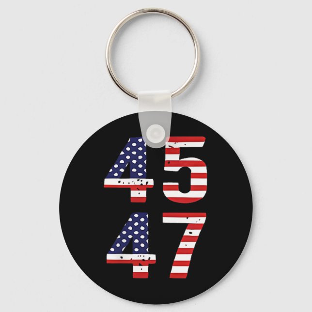 Funny Qr President Trump Dance Scan Me Code (on Keychain (Front)