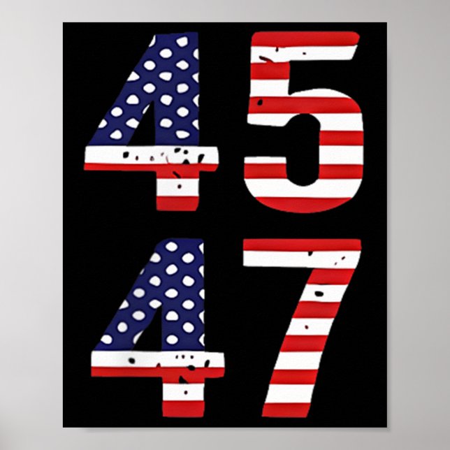 Funny Qr President Trump Dance Scan Me Code (on Poster (Front)