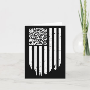 Funny Qr Scan Code President Trump 4547 Trump Danc Card
