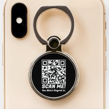 Funny QR Scan Me! Funny Regret Joke