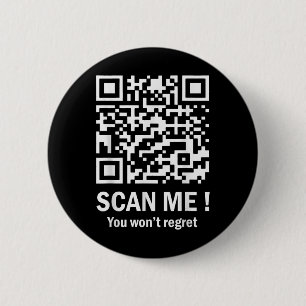 Funny Qr Scan Me President Trump 45_47 Trump Button