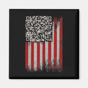 Funny Qr Trump Dancing Dance Code Magnet