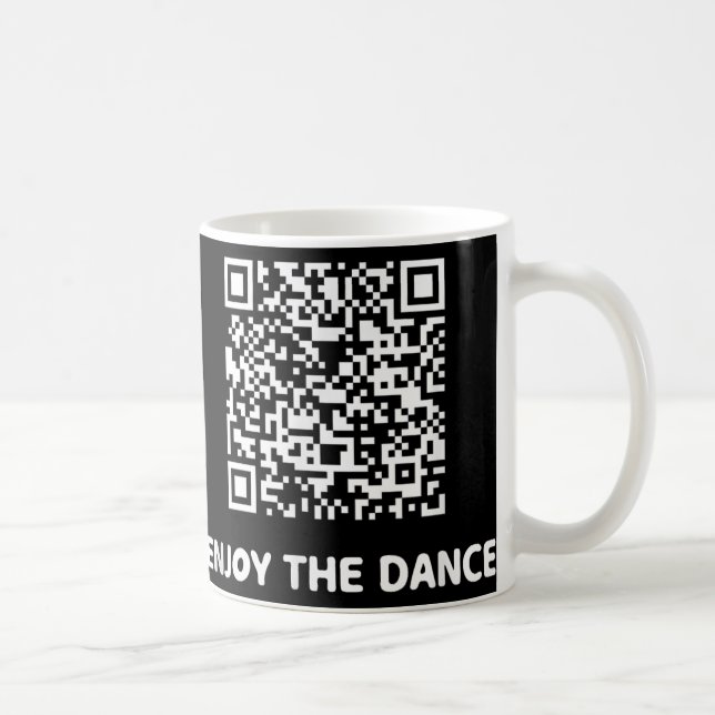 Funny Qr Trump Dancing Interactive Code  Coffee Mug (Right)