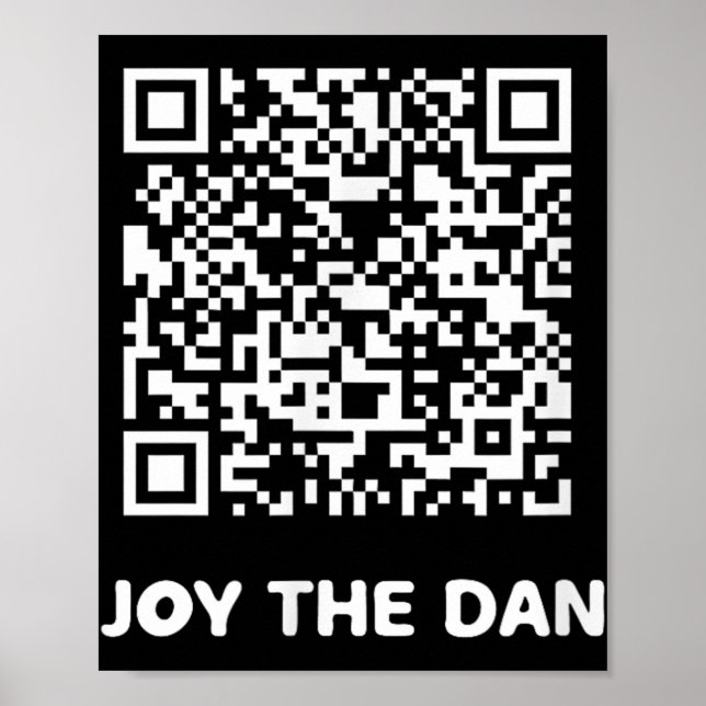 Funny Qr Trump Dancing Interactive Code  Poster (Front)