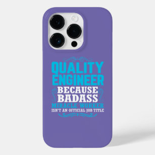 Funny Quality Engineer Quote, Quality Engineer Case-Mate iPhone 14 Pro Case