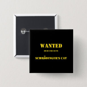 Funny Quantum Joke: Schrödinger’s Cat on the Loose Button