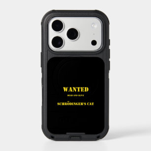 Funny Quantum Joke: Schrödinger’s Cat on the Loose iPhone 17 Pro Case