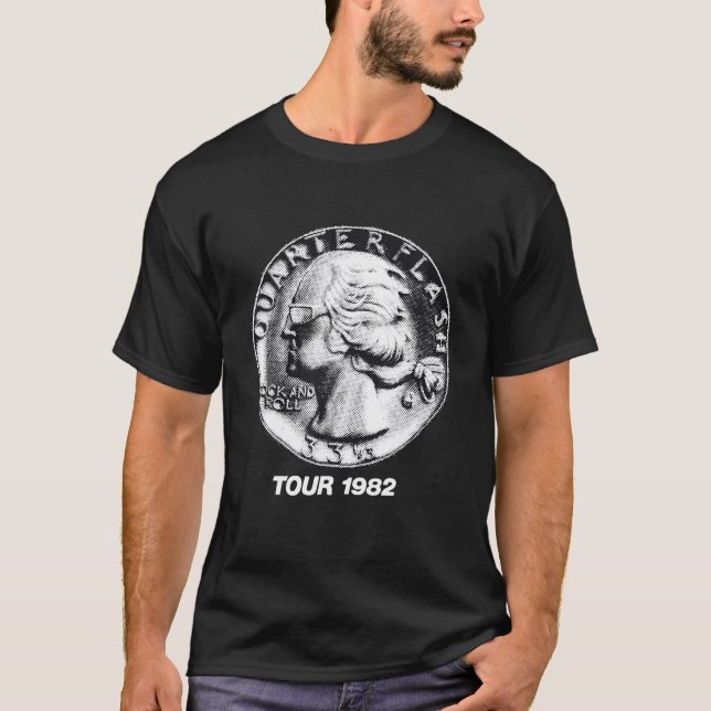 Funny Quarterflash 1982 Nerd Geek Art Graphic T Sh T-Shirt (Front)