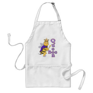 Funny Queen Bee Adult Apron
