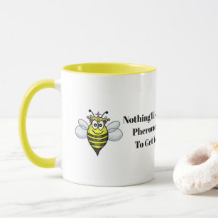 Funny Queen Bee And Drones Coffee Mug  Buzz On!