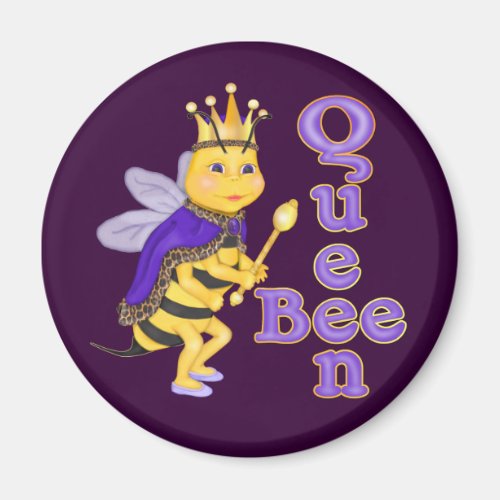 Funny Queen Bee Magnet