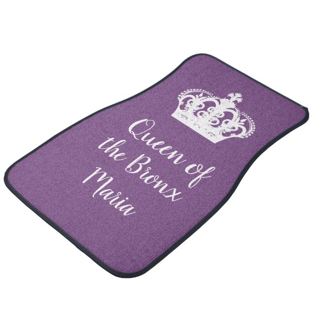 Funny Queen Crown Royal Car Mats (Angled)