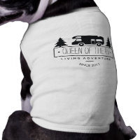 Funny Queen of RV Dog | Cute Camping RVer RVing T-Shirt