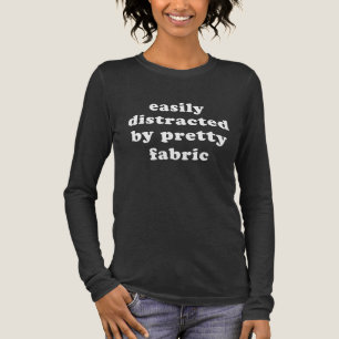 Funny Quilter Fabric Lover Humor Shopping Quote Tri-Blend Shirt