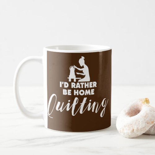 Funny Quilting Apparel Best Quilter Design  Coffee Mug