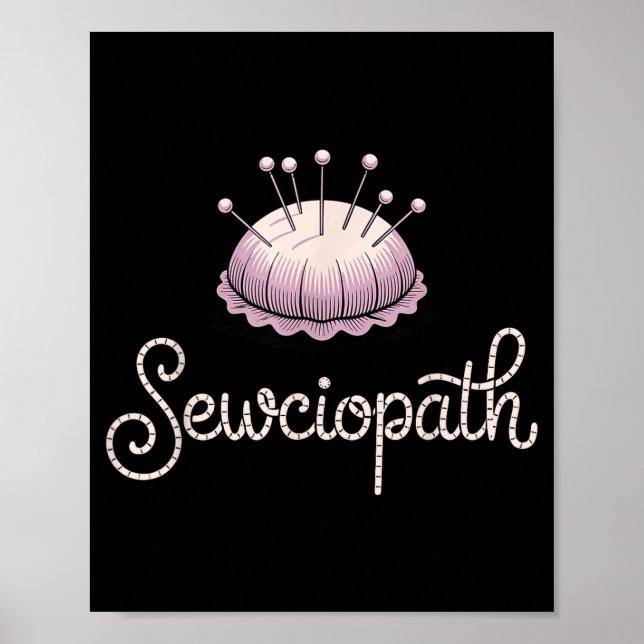 Funny Quilting Design For Men Women Sewing Sew Qui Poster (Front)