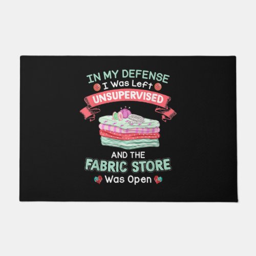 Funny Quilting Fabric Quilters Doormat