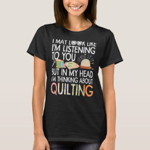 Funny Quilting For Women Grandma Quilter Sewing Se T-Shirt