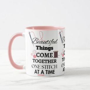 Funny Quilting - Funny crafting lover stitch work  Mug