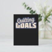 Funny Quilting Goals Quilting (Standing Front)