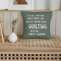 Funny Quilting Problems Quote for Quilters Green