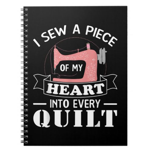 Funny Quilting Quilters Gifts Notebook