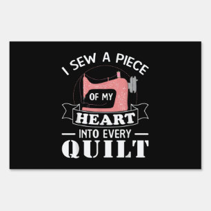 Funny Quilting Quilters Gifts Sign