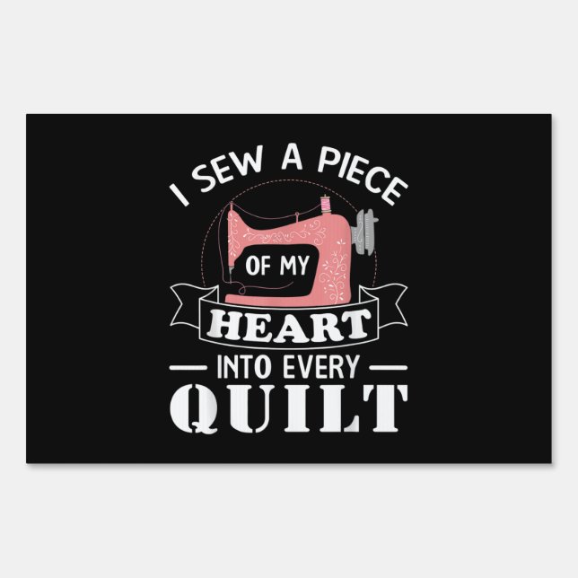Funny Quilting Quilters Gifts Sign (Front)