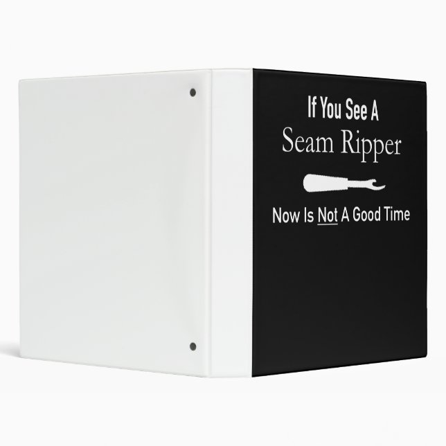 Funny Quilting Seamstress Gift Idea Quilting 3 Ring Binder (Background)