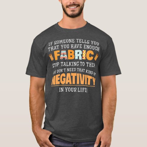Funny Quilting Sewing Quote Design For Sewer Quilt T_Shirt