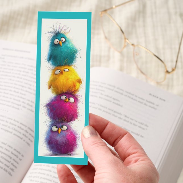 Funny/Quirky Birds Bookmarks (Hand)