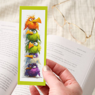 Funny/Quirky Birds Bookmarks