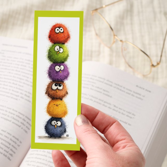 Funny/Quirky Birds Bookmarks (Hand)