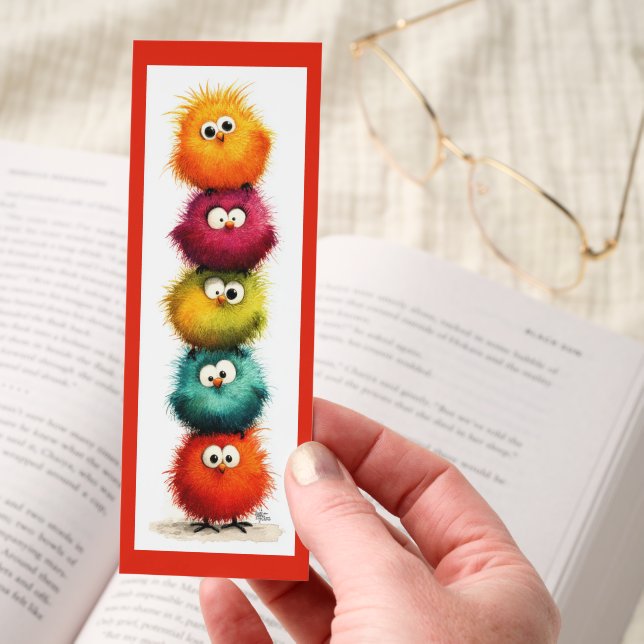 Funny/Quirky Birds Bookmarks (Hand)