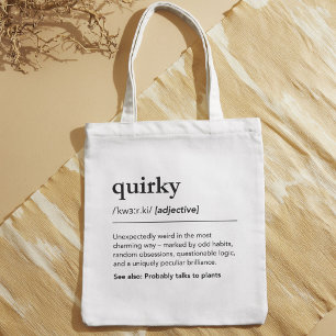 Funny Quirky Definition Friend Gift Tote Bag