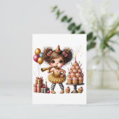 Funny Quirky Gnome Birthday (Standing Front)